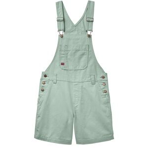 Dickies canvas Mint Green Short Overalls